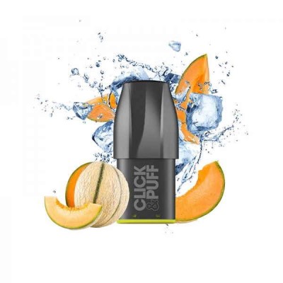 X-Bar Click & Puff 650 Pod Fizzy Melon 10mg 2ml