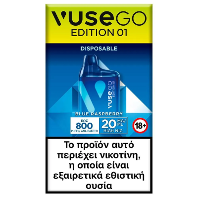 Vuse Go Edition Blue Raspberry 800 Puff 20mg