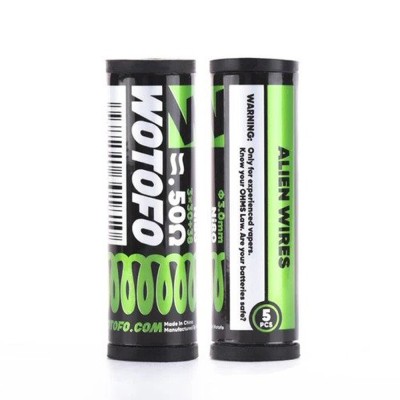 Wotofo Ni80 Alien Wires 3*30+38ga 0.50ohm Prebuilt Coils
