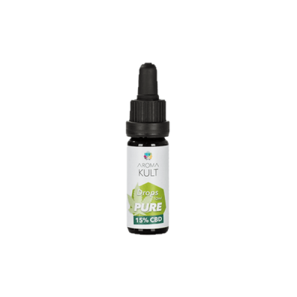 AromaKult Drops Pure 15% CBD 10ml - Χονδρική