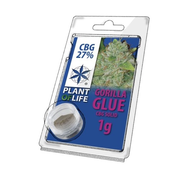 Plant of Life Solid 27% CBG Gorilla Glue 1gr - Χονδρική