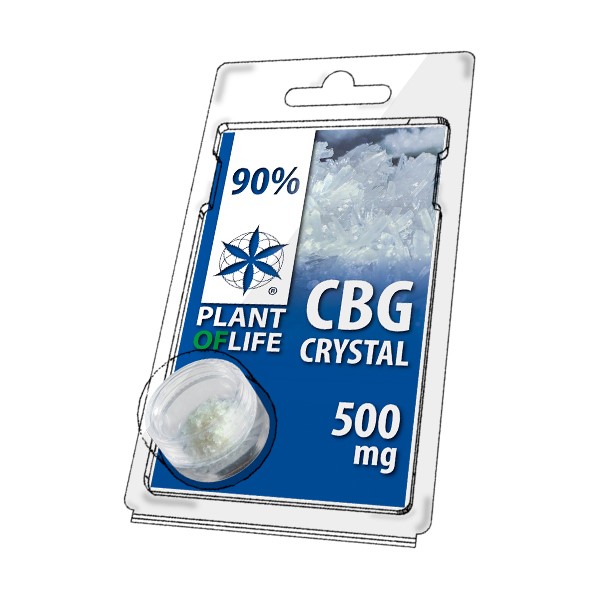 Plant of Life Crystal 90% CBG 500mg - Χονδρική