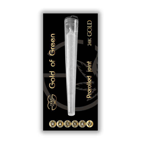 Gold Of Green Prerolled 24K Gold 1.2gr - Χονδρική