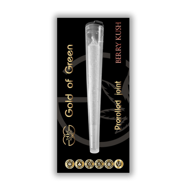 Gold Of Green Prerolled Berry Kush 1.2gr - Χονδρική