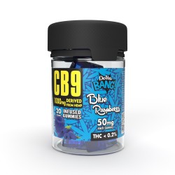 Deltabang CB9 Gummies Cubes Blue Raspberry 1000mg