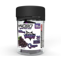 Deltabang H4CBD Gummies Cubes Grape 1000mg