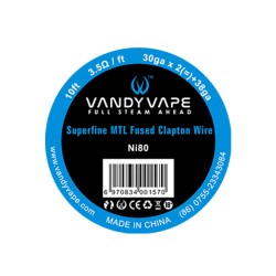 Vandyvape Superfine MTL Fused Clapton Ni80