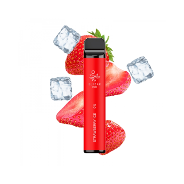 Elf Bar 1500 Strawberry Ice 0mg 4.8ml - Χονδρική