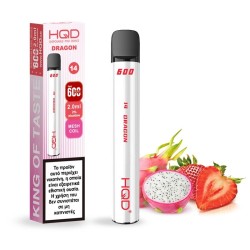 HQD 600 Dragon-Strawberry-Dragon Fruit 600 Puffs