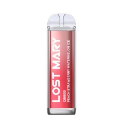Lost Mary QM600 Peach Strawberry Watermelon Ice 20mg 2ml