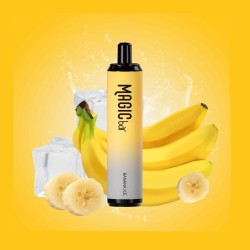 Magic Bar 4000Puffs Banana ice 12ml 0% Nicotine