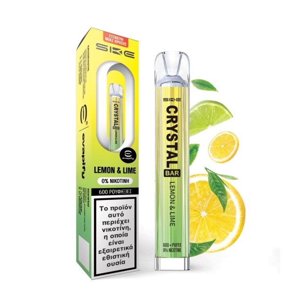 SKE Crystal Bar Lemon & Lime 0mg 2ml - Χονδρική