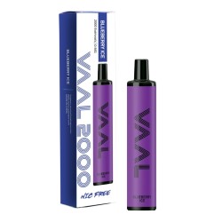 VAAL 2000 Blueberry Ice 0mg 5ml