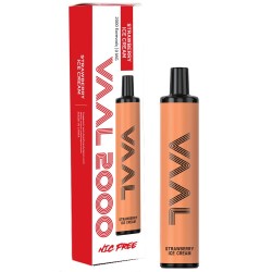 VAAL 2000 Strawberry Ice Cream 0mg 5ml