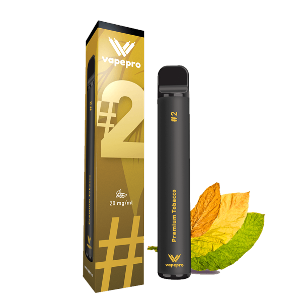Vapepro #2 Premium Tobacco 20mg 2ml - Χονδρική