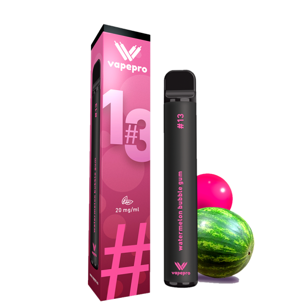 Vapepro #13 Watermellon Bubblegun 20mg 2ml  - Χονδρική