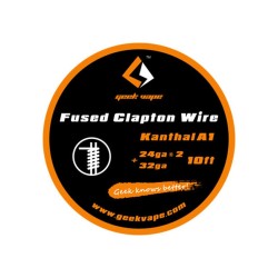 Geek Vape Kanthal A1 Fused Clapton Wire 24ga*2+32ga