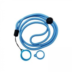 Ρυθμιζόμενο Κορδόνι Με Δαχτυλίδι Σιλικόνης Blue