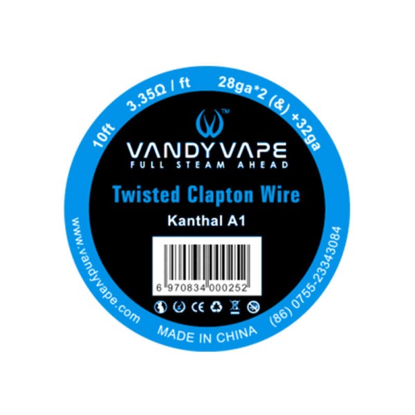 Vandy Vape Twisted Clapton Kanthal A1 Wire - Χονδρική
