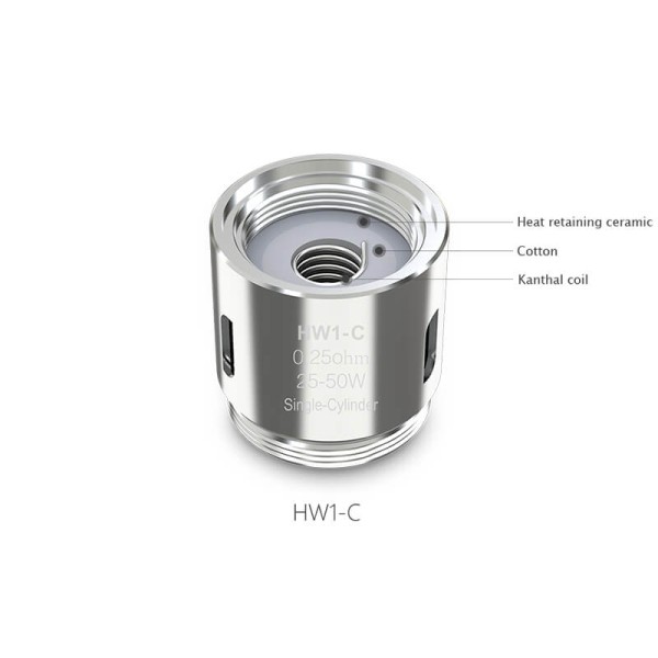 Eleaf HW1-C Single-Cylinder 0.25ohm Coil (5 Τεμ.) - Χονδρική