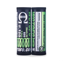 Wotofo Quad Core Fused Clapton 0.12ohm Prebuilt Coils