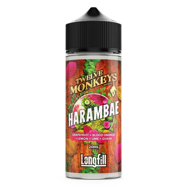 12 Monkeys Flavor Shot Classic Harambae 20ml/120ml - Χονδρική