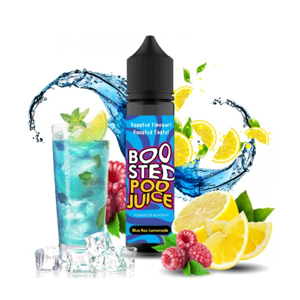Blackout Boosted Pod Flavor Shot Juice Blue Raz Lemonade 60ml - Χονδρική