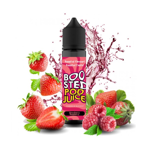 Blackout Boosted Pod Flavor Shot Juice Strawberry Raspberry Cherry 60ml - Χονδρική