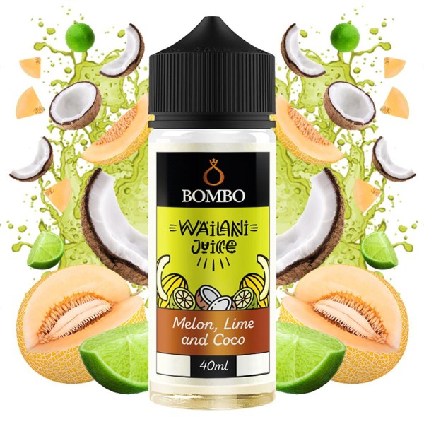 Bombo Wailani Juice Melon Lime and Coco Flavor Shot 120ml - Χονδρική