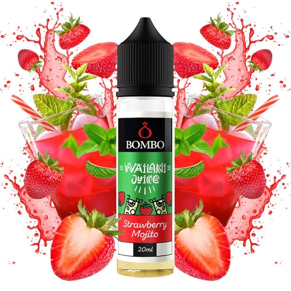 Bombo Wailani Juice Strawberry Mojito Flavor Shot 60ml - Χονδρική