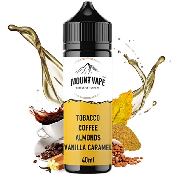 Mount Vape Tobacco Coffee Almonds Vanilla Caramel 40ml/120ml Flavor Shot - Χονδρική