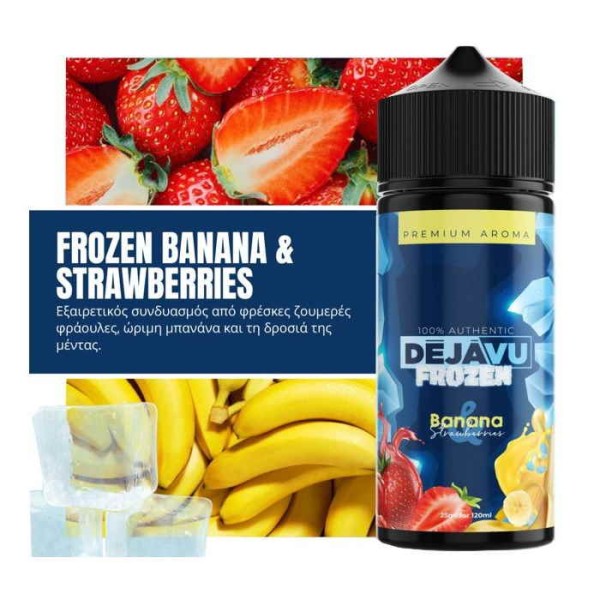 NTEZABOY Frozen Banana & Strawberries 25/120ml - Χονδρική