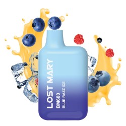 Lost Mary BM600 Blue Razz Ice 20mg 2ml