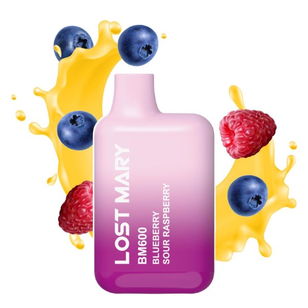Lost Mary BM600 Blueberry Sour Raspberry 20mg 2ml - Χονδρική