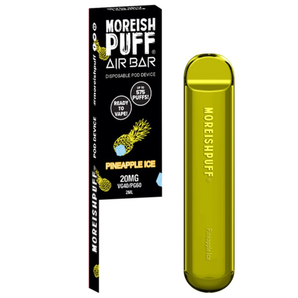 Moreish Puff Air Bar Pineapple Ice 2ml 20mg - ΧΟΝΔΡΙΚΗ