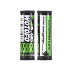 Wotofo Dual Core Fused Clapton 2 X 26G + 40G 0.38 ohm Prebuild